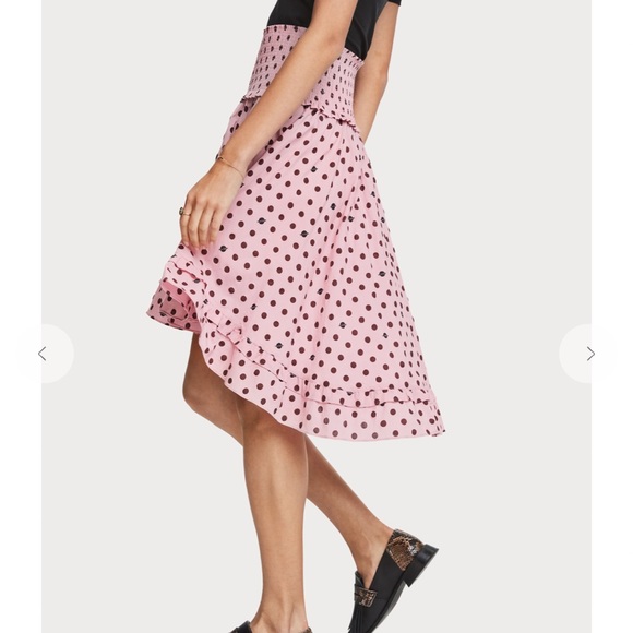 Scotch & Soda Polka Dot High Low Skirt. NWT!!! - Picture 5 of 10
